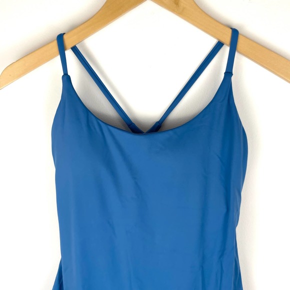 Halara Everyday Cloudful Backless Workout Dress Wannabe Gloomy Blue XS New - Picture 4 of 9